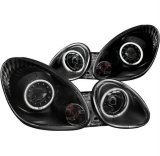 ANZO 1998-2005 Lexus Gs300 Projector Headlights w/ Halo Black thumbnail 3