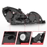 ANZO 1998-2005 Lexus Gs300 Projector Headlights w/ Halo Black thumbnail 8