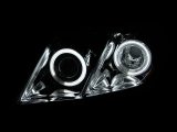 ANZO 2007-2009 Toyota Camry Projector Headlights w/ Halo Chrome thumbnail 8