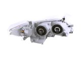 ANZO 2007-2009 Toyota Camry Projector Headlights w/ Halo Chrome thumbnail 9