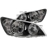 ANZO 01-05 Lexus IS300 Crystal Headlights Black (HID) thumbnail 3