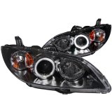 ANZO 2004-2008 Mazda 3 Projector Headlights w/ Halo Black (CCFL) thumbnail 5