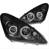ANZO 2002-2003 Lexus Es300 Projector Headlights w/ Halo Black thumbnail 2