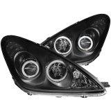 ANZO 2002-2003 Lexus Es300 Projector Headlights w/ Halo Black thumbnail 4