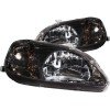 ANZO 1999-2000 Honda Civic Crystal Headlights Gun-Metal Gray thumbnail 9