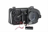 ANZO 2005-2010 Chrysler 300C Projector Headlights w/ Halo Black (CCFL) G2 thumbnail 1