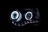 ANZO 2005-2010 Chrysler 300C Projector Headlights w/ Halo Black (CCFL) G2 thumbnail 2