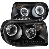 ANZO 2005-2010 Chrysler 300C Projector Headlights w/ Halo Black (CCFL) G2 thumbnail 3