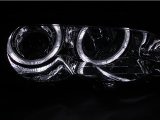 ANZO 2000-2003 BMW 3 Series E46 Projector Headlights w/ Halo Chrome thumbnail 4