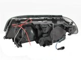 ANZO 2000-2003 BMW 3 Series E46 Projector Headlights w/ Halo Chrome thumbnail 5