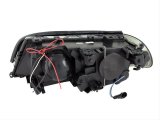 ANZO 2000-2003 BMW 3 Series E46 Projector Headlights w/ Halo Black thumbnail 2