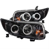 ANZO 2008-2010 Scion Xb Projector Headlights w/ Halo Black thumbnail 1