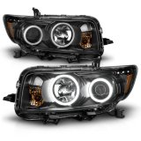 ANZO 2008-2010 Scion Xb Projector Headlights w/ Halo Black thumbnail 9