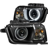 ANZO 2010-2013 Chevrolet Camaro Projector Headlights w/ Halo Black (CCFL) thumbnail 5
