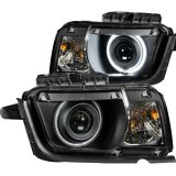 ANZO 2010-2013 Chevrolet Camaro Projector Headlights w/ Halo Black (CCFL) thumbnail 6