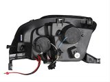 ANZO 1997-2001 Honda Prelude Projector Headlights w/ Halo Black w/ LED thumbnail 1