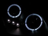 ANZO 1997-2001 Honda Prelude Projector Headlights w/ Halo Black w/ LED thumbnail 9
