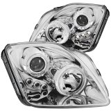 ANZO 1997-2001 Honda Prelude Projector Headlights w/ Halo Chrome w/ LED thumbnail 4