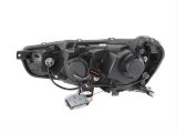 ANZO 2008-2015 Mitsubishi Lancer Projector Headlights w/ Halo Black (CCFL) thumbnail 2