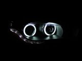 ANZO 2008-2015 Mitsubishi Lancer Projector Headlights w/ Halo Black (CCFL) thumbnail 3