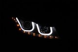 ANZO 2008-2012 Honda Accord Projector Headlights w/ U-Bar Black thumbnail 2