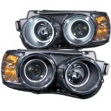 ANZO 2012-2015 Chevrolet Sonic Projector Headlights w/ Halo Black (CCFL) thumbnail 4