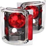 ANZO 1973-1987 Chevrolet C 10 Taillights Black thumbnail 1