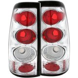 ANZO 1999-2002 Chevrolet Silverado 1500 Taillights Chrome thumbnail 3
