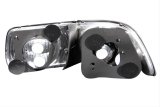 ANZO 1996-2000 Honda Civic Coupe Taillights Black thumbnail 2