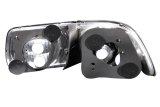 ANZO 1996-2000 Honda Civic Coupe Taillights Black thumbnail 7