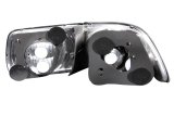 ANZO 1996-2000 Honda Civic Coupe Taillights Black thumbnail 8
