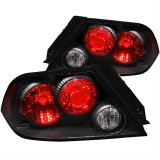 ANZO 2002-2003 Mitsubishi Lancer Taillights Black thumbnail 1