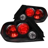 ANZO 2002-2003 Mitsubishi Lancer Taillights Black thumbnail 6