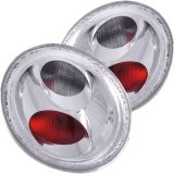 ANZO 1998-2005 Volkswagen Beetle Taillights Chrome thumbnail 3