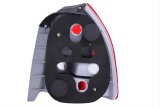 ANZO 1996-2000 Honda Civic Taillights Red/Clear thumbnail 2