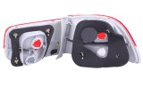 ANZO 1996-2000 Honda Civic Taillights Red/Clear - OEM 4pc thumbnail 8