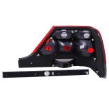 ANZO 1995-1999 Mercedes Benz S Class W140 Taillights Red/Clear thumbnail 8