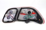 ANZO 1996-2002 Mercedes Benz E Class W210 Taillights Red/Smoke G2 thumbnail 2