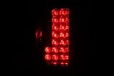 ANZO 2005-2008 Nissan Frontier LED Taillights Red/Clear thumbnail 2