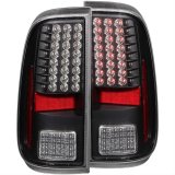 ANZO 2008-2015 Ford F-250 LED Taillights Black thumbnail 1