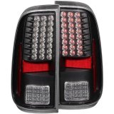ANZO 2008-2015 Ford F-250 LED Taillights Black thumbnail 4