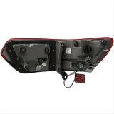 ANZO 2014-2016 Jeep Grand Cherokee LED Taillights Red/Clear thumbnail 2