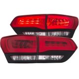 ANZO 2014-2016 Jeep Grand Cherokee LED Taillights Red/Clear thumbnail 4
