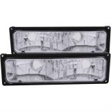 ANZO 1988-1998 Chevrolet C1500 Euro Parking Lights Black thumbnail 1