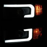 ANZO Projector Headlights 15-17 Chevrolet Silverado 2500HD / 3500HD Black w/ Black Rim thumbnail 4