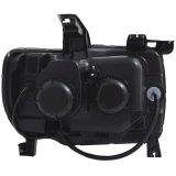 ANZO 2015+ GMC Canyon Projector Headlights w/ Plank Style Design Black w/ Amber thumbnail 2