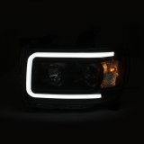 ANZO 2015+ GMC Canyon Projector Headlights w/ Plank Style Design Black w/ Amber thumbnail 3