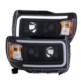 ANZO 2015+ GMC Canyon Projector Headlights w/ Plank Style Design Black w/ Amber thumbnail 8