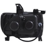 ANZO 2015+ GMC Canyon Projector Headlights w/ Plank Style Design Black w/ Amber thumbnail 9