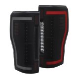 ANZO 2017+ Ford F-250 LED Taillights - Black/Smoke thumbnail 7